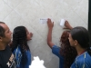 Atividade de Adesivagem na Escola Mãe Vitória - Petrolina-PE - 04.04.2014